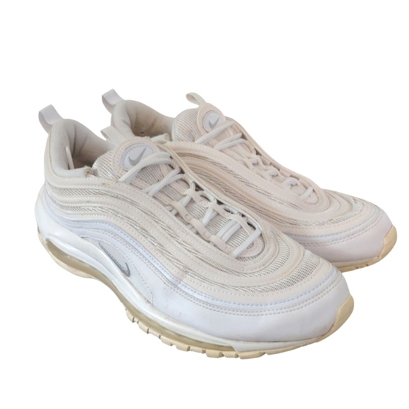 NIKE Air Max Sneakers Women's White Tennis Shoes Size 9.5 - Picture 5 of 12